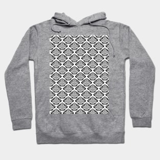 Leaf Inspired Geometric Pattern Hoodie